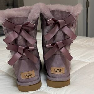 UGG Women's Mauve Fur-Lined Boots
